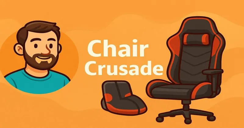 ChairCrusade reviews gaming chairs for ergonomics, durability, and comfort in South Africa. Find the best seats for marathon gaming and back-friendly workdays. 💺🎮